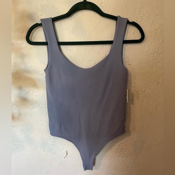 Free People Intimately NWT Light Blue  Sleeveless Bodysuit - Picture 1 of 6